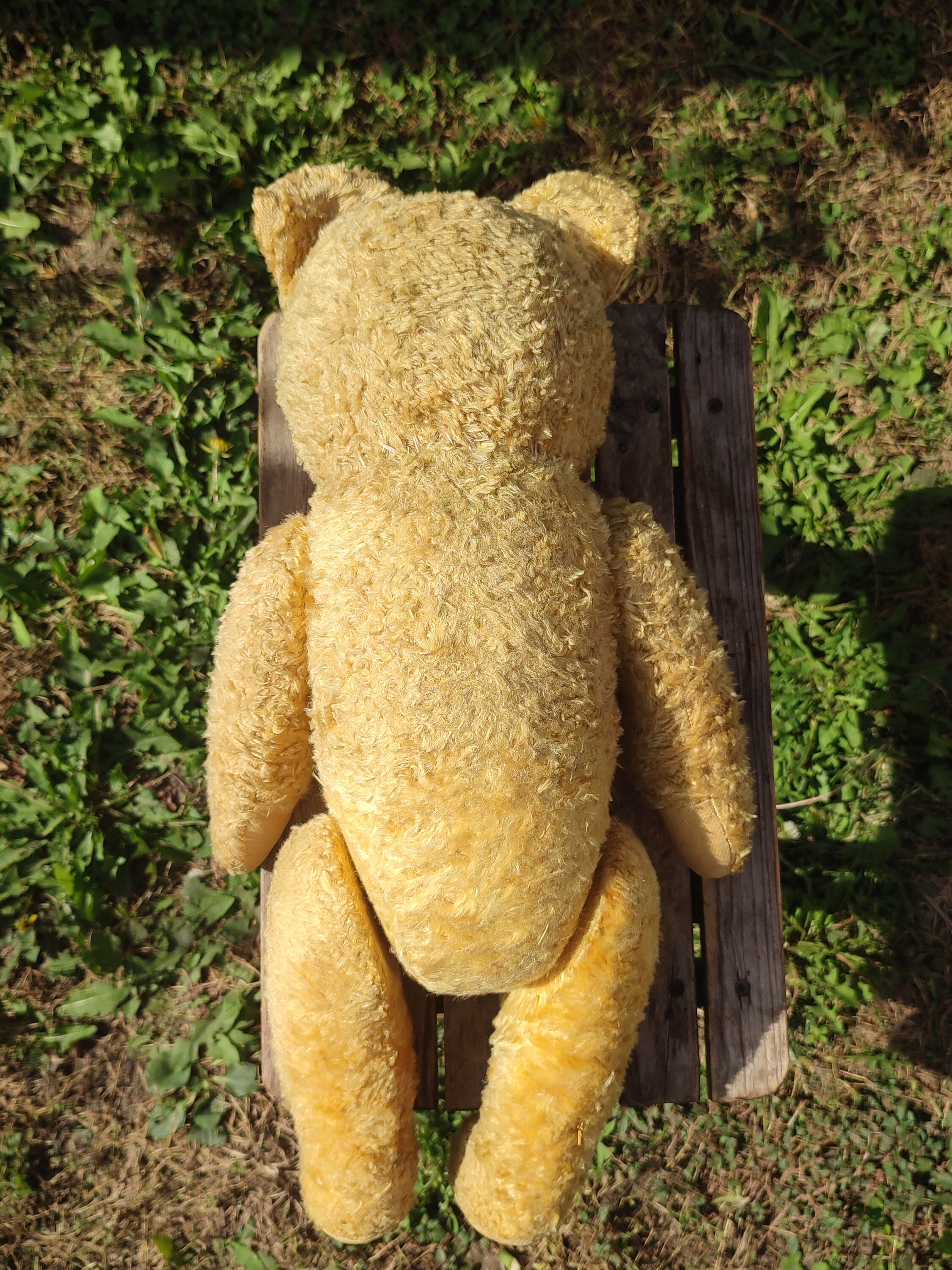 Vintage Stuffed Teddy Bear, Hermann Germany 1930s, Antique Toys, Old ...