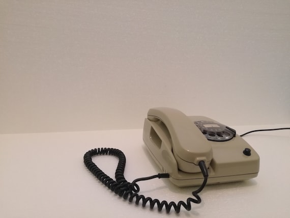 見本盤　Telephone Crache Ton Venin Telephone Country Junction Wood Wall Phone Genuine Bell Vintage 1980s