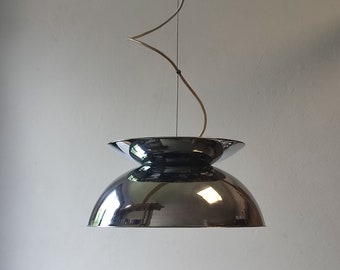 RARE Harvey Guzzini Concentrica Lampada a sospensione, Luce di design italiano, Lampada a sospensione di design, Studio 6G Design, Lampada di design MCM, Luce anni '70