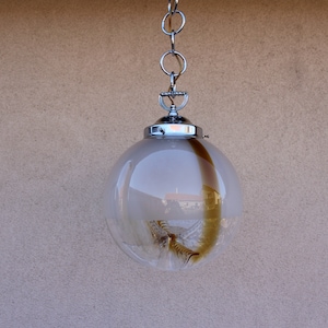 Mazzega Murano Italian Hanging Lamp Pendant , 1970&#39;s, Mazzega Suspension, Mid Century Modern Light/70s Lighting