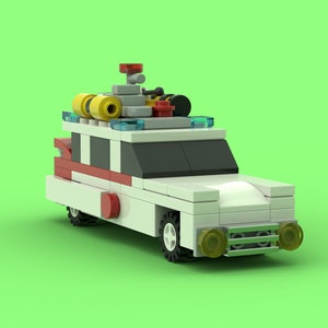 Ecto 1 Ghostbusters Car Lego MOC PDF Instructions Etsy UK