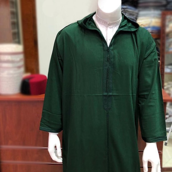 Djellaba pour homme, caftan marocain, Djellaba marocaine, caftan pour homme, caftan d'hiver, Djellaba de haute qualité pour homme, caftan oriental.