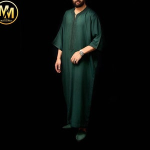 kaftan For men, Djellaba for men, kaftan for Summer, Men dress, Moroccan Djellaba, Moroccan Kaftan, long dress for Men, kaftan for wedding 画像 3