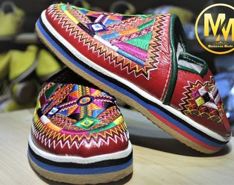 IDOUKANE Rouge Et Vert Babouche Berb re Marocain Chaussures En