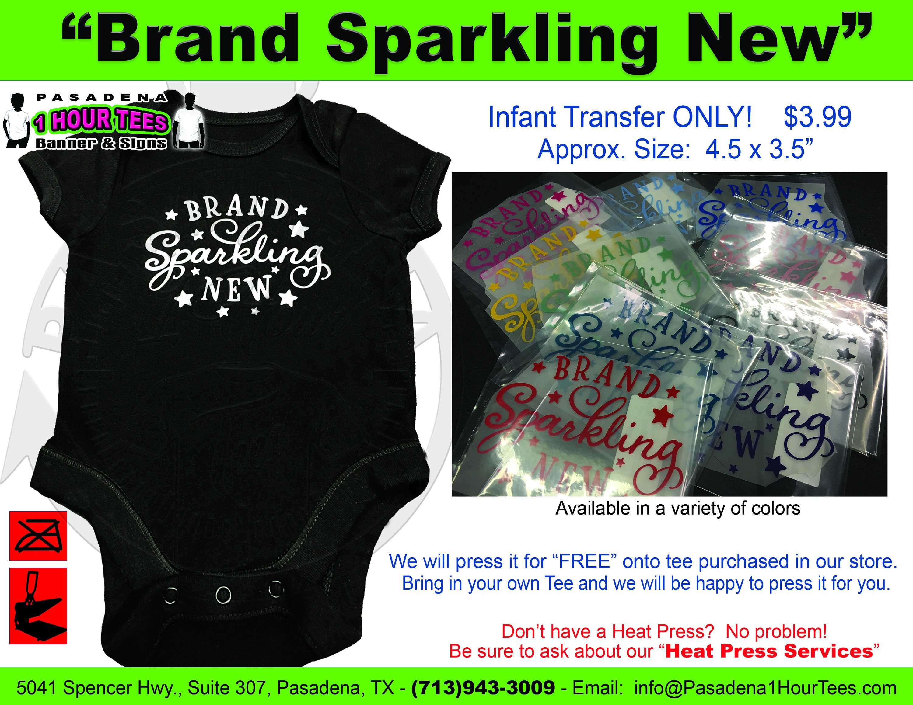 Brand Sparkling New Infant Ready 2 Press Digital Heat FX OKI Etsy.de