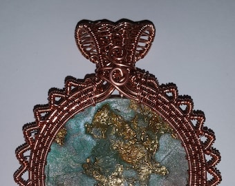 Antique style pendant tutorial