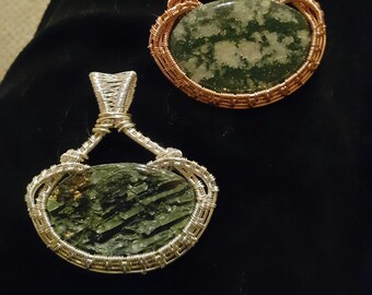 beautiful wire woven pendant tutorial