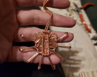 alien facehugger pendant tutorial