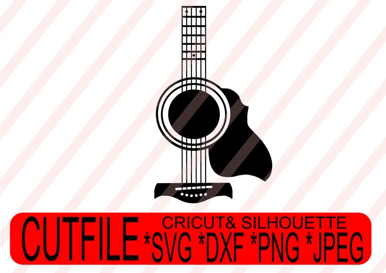 Guitar SVG INSTANT DOWNLOAD Cricut Silhouette Cutfile svg png | Etsy