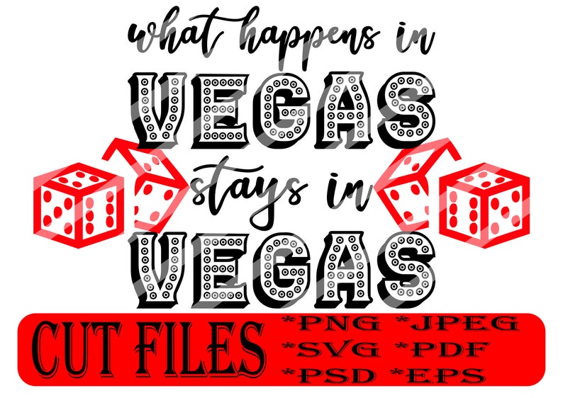What happens in vegas stays in vegas svg file INSTAND DOWNLOAD Etsy