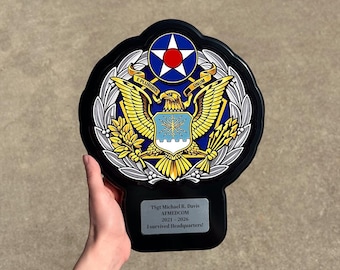 Placa de reconocimiento del Cuartel General de la Fuerza Aérea