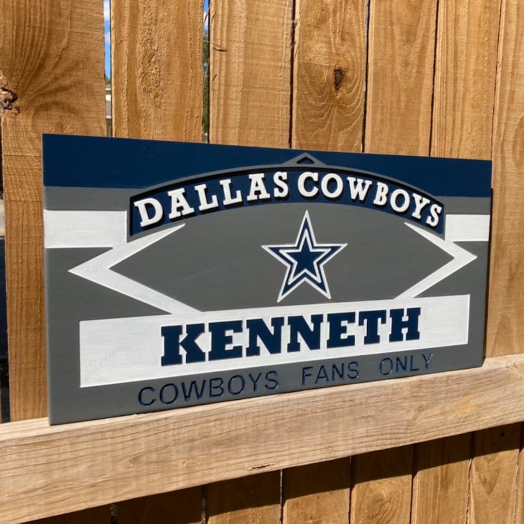 Dallas Cowboys Wall Decor Fans Only Etsy