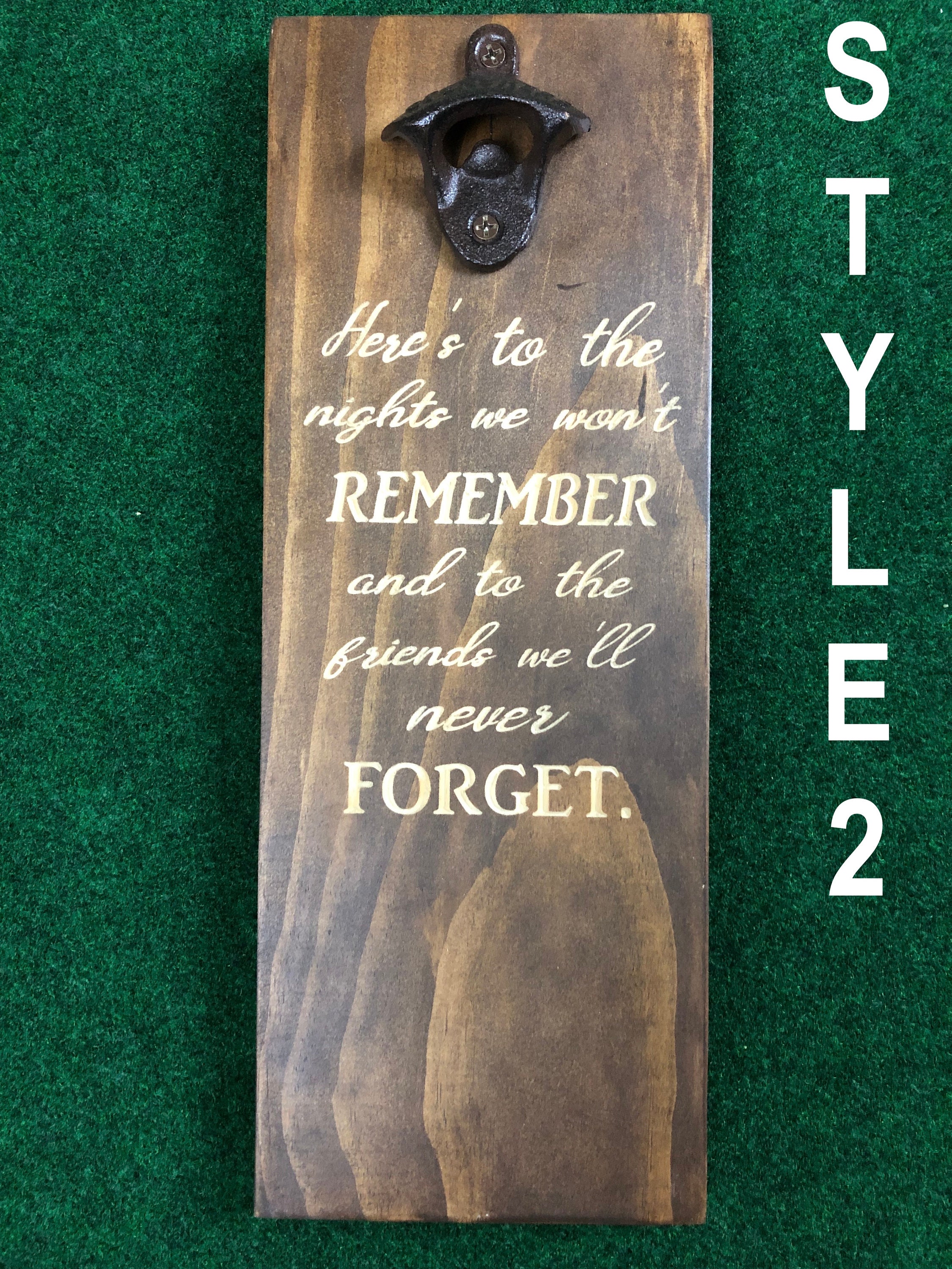 Beer Bottle Opener Wall Mount Etsy