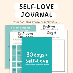 Self-Love Journaling prompts self love journey self-help personal growth reflection boost confidence
