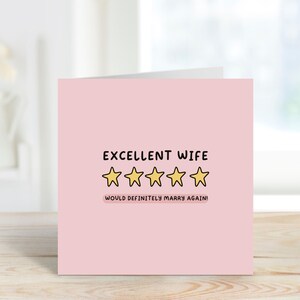 Excellente femme carte | Carte de Saint-Valentin | carte carrée | carte d'anniversaire | coeur d'amour | Petite amie, femme