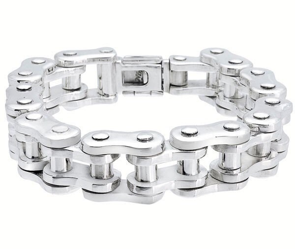 Motorcycle Chain Link Bracelet Etsy