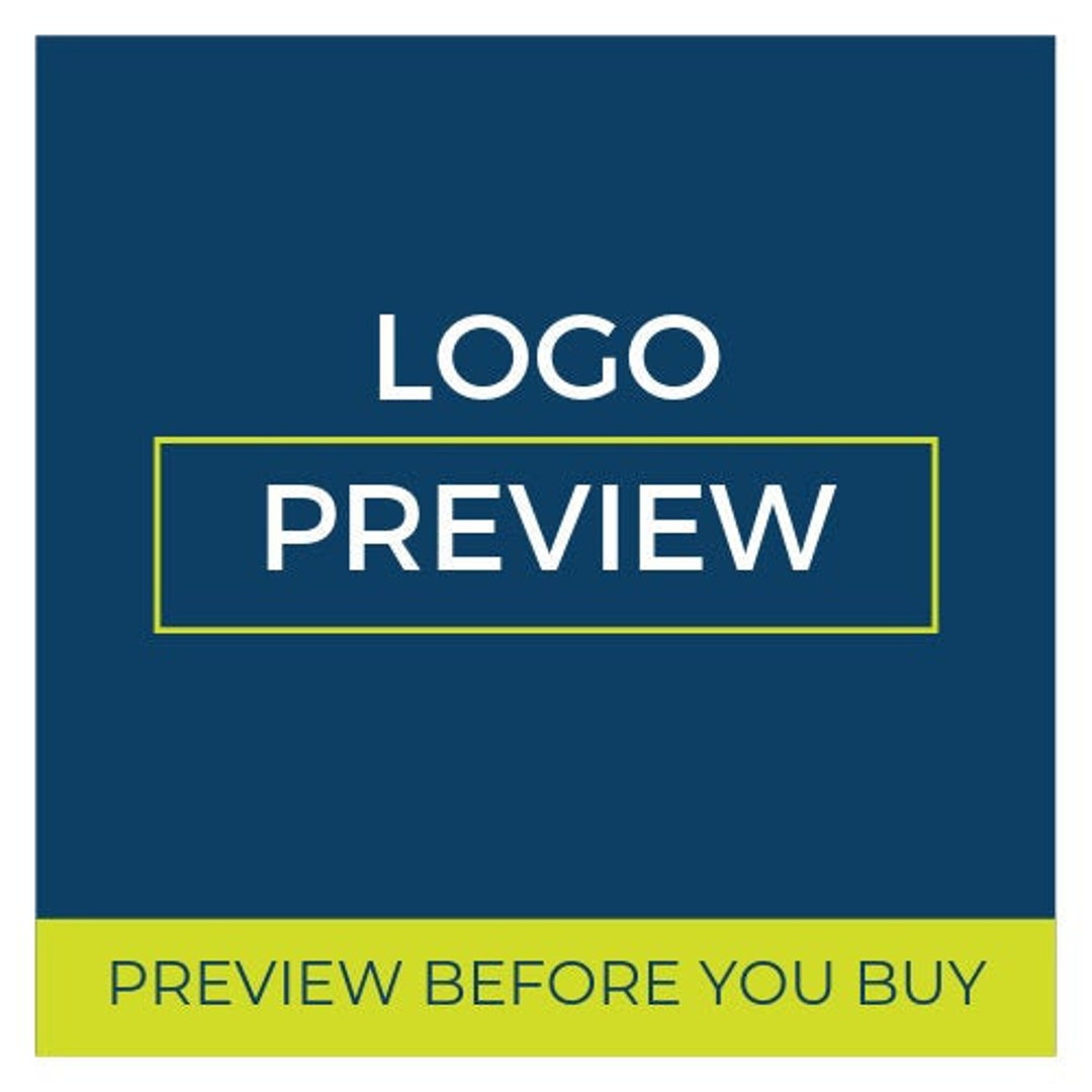 Preview of ANY Logo, Business Logo, Premade Branding - Etsy
