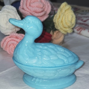 Portieux Vallerysthal French Opaline Blue - Etsy