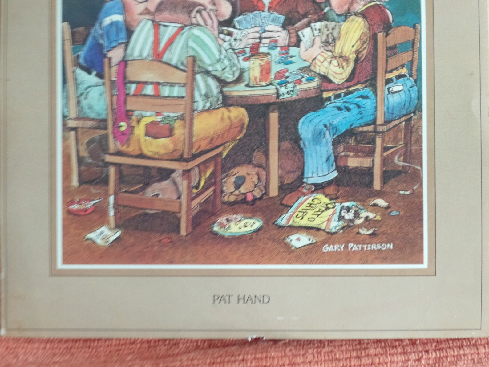 Vintage 1980 Gary Patterson pat Hand Print Thought Etsy