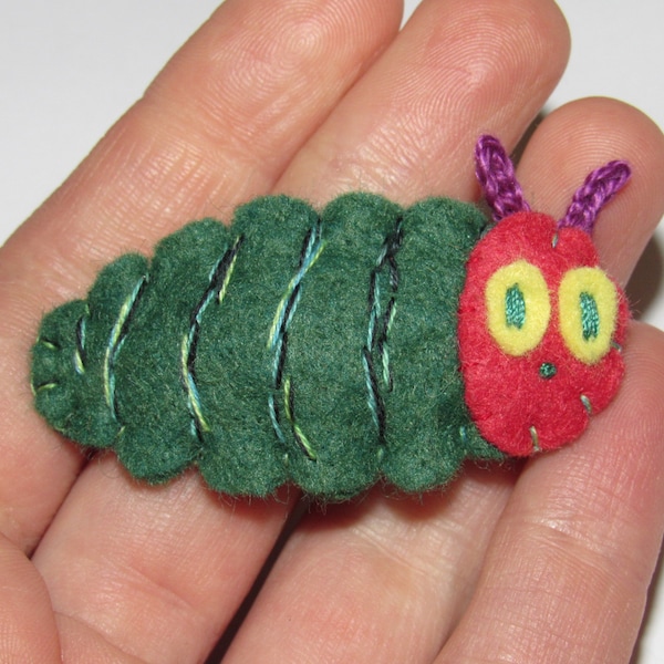 Hungry caterpillar baby toddler girls boys hair clip, busy Spider baby toddler girls boys hair clip, no pull, non slip