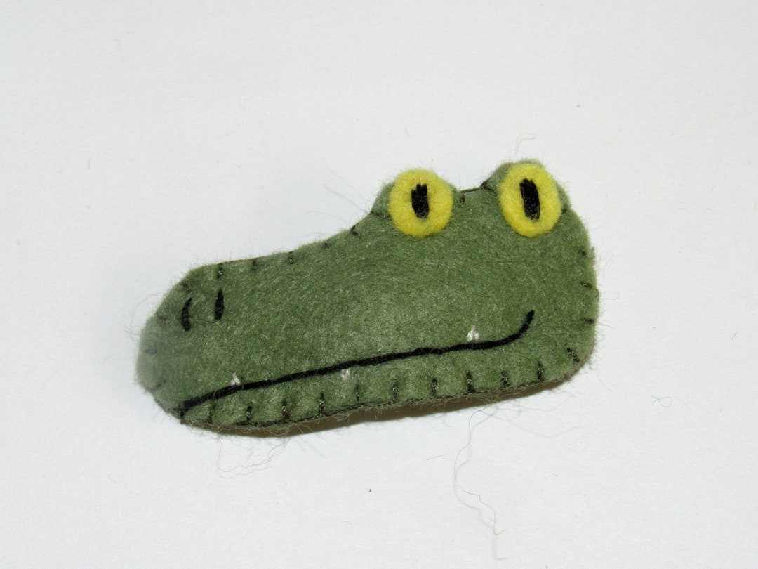 Crocodile Hair Clip, Baby Boy Hair Clip, Toddler Boy Hair Clip, Animal