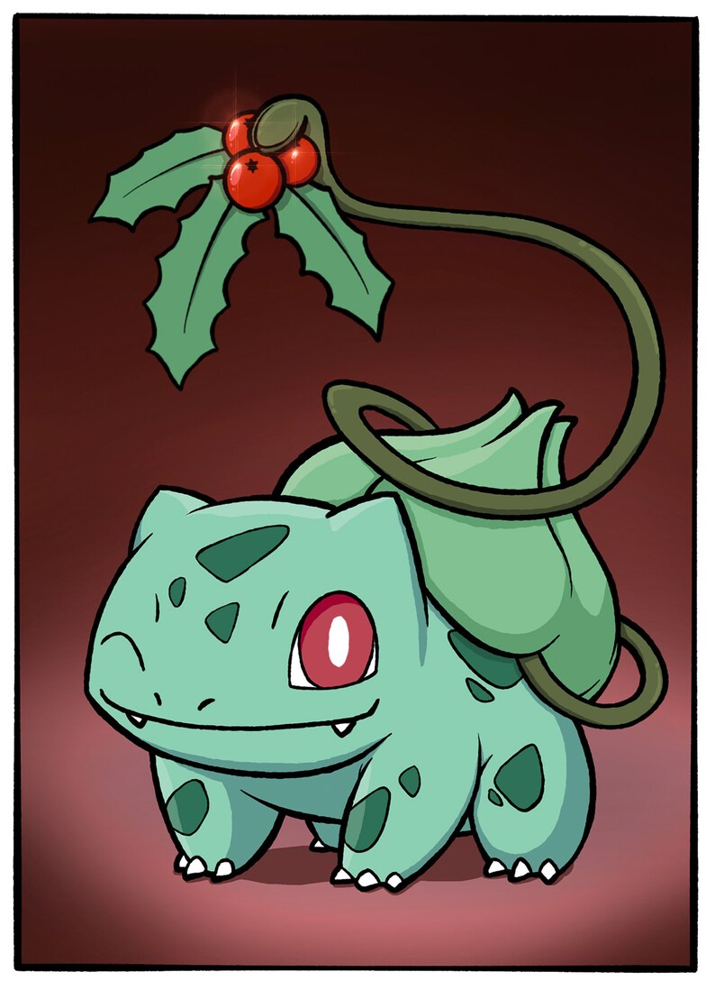 Pokemon Christmas Card Etsy