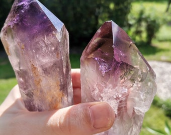 Scepter amethyst, rarity, in very good quality, price per 100 grams, Brazil gift souvenir display case decoration collectors collectibles