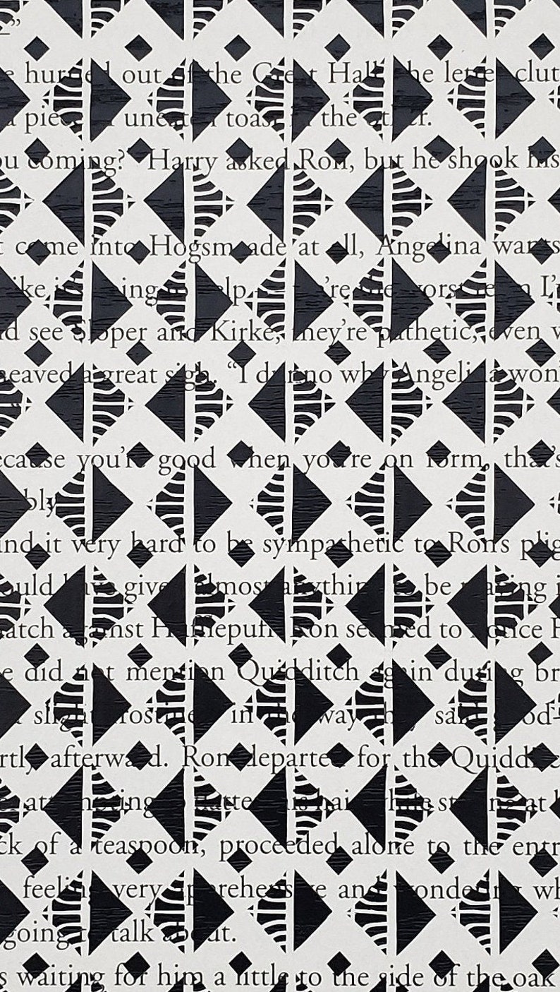 Harry Potter Book Page Lattice