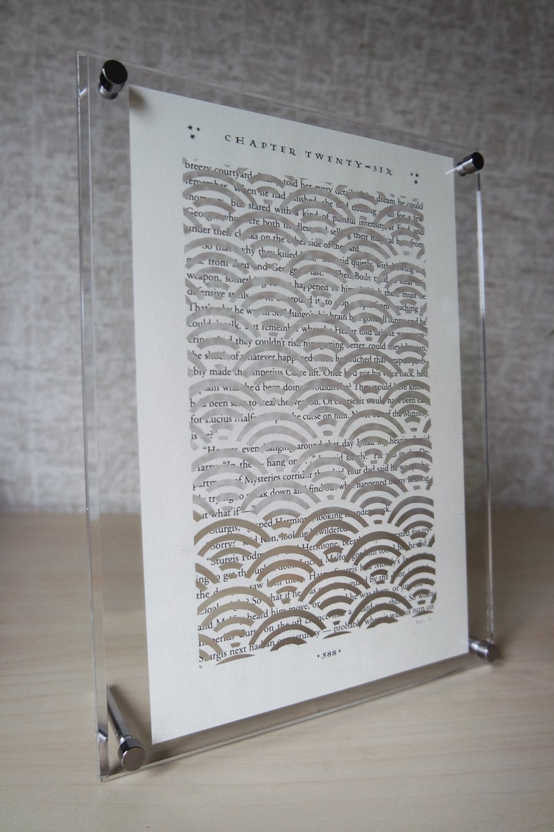 Harry Potter Book Page Lattice