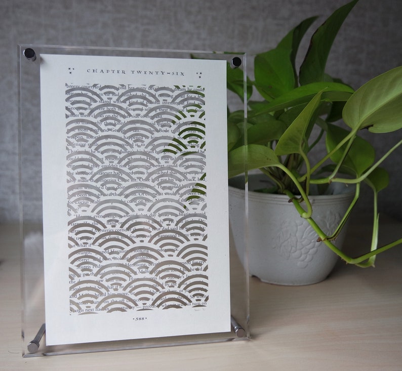 Harry Potter Book Page Lattice