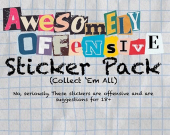 Awesomely Offensive Sticker Pack