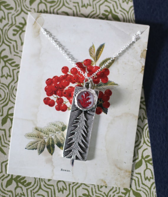 Floral Necklace | Real Pressed Flowers | Botanical Jewelry | Handmade Nature Jewelry | One of a Kind Gift