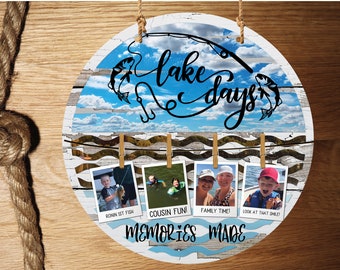 Sublimation Digital Design | Instant Download | Lake Days | Memories | Photo Inserts