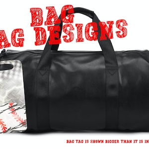 Baseball Taschenanhänger | Stadion Grunge | Sublimationsdesign Downloads | Sport Taschenanhänger