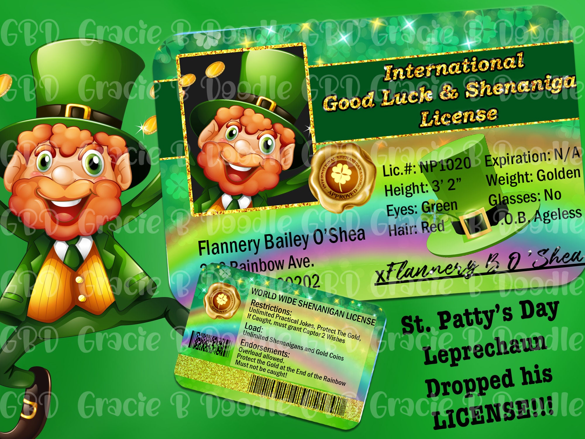 BUNDLE Leprechaun Santa Tooth Fairy and Easter Bunny Etsy