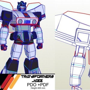 Papercraft Transformers Jazz pdo pdf