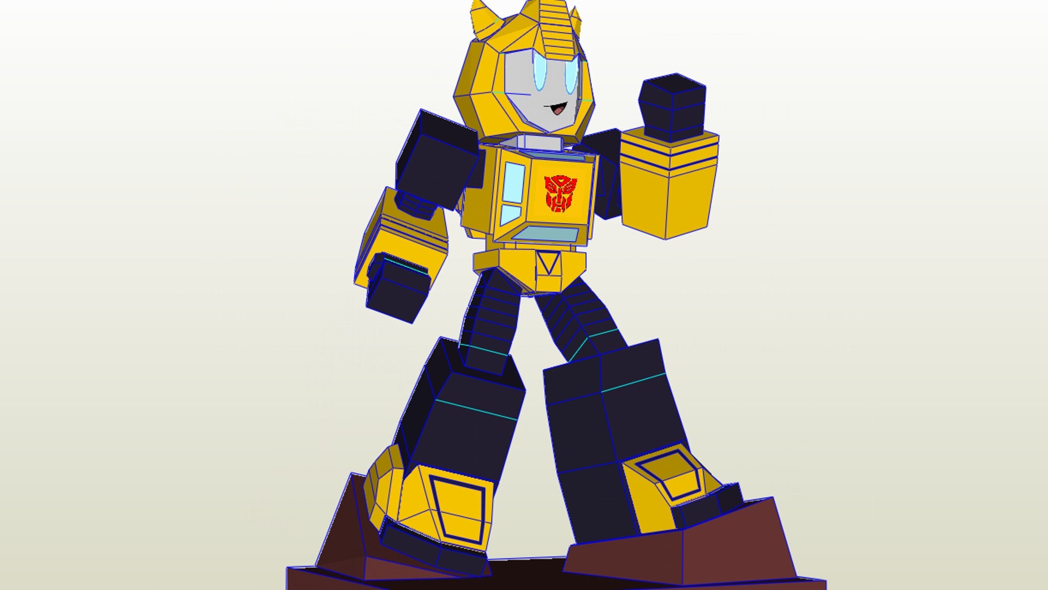 Transformers SD Papercraft Bumblebee sd - Ironhide sd - Shockwave sd -  Starscream sd - pdo pdf - Etsy België, image size:2119x1193