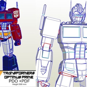 Papercraft Transformers Optimus pdo pdf