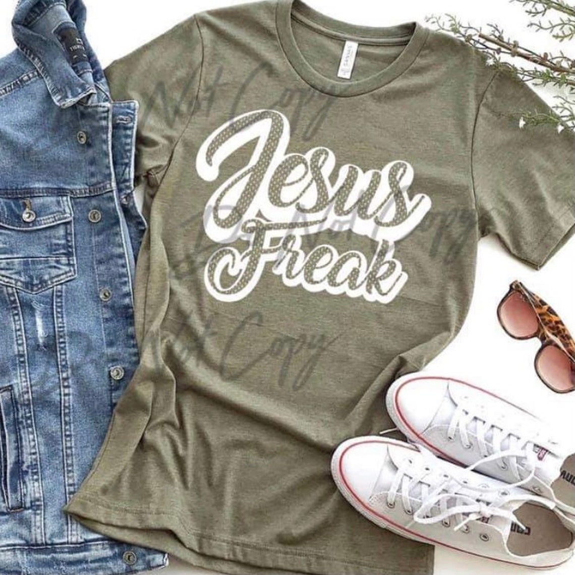 Jesus Freak screen print//JC//Bible//Jesus Christ//God//best | Etsy