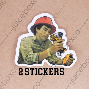 Chalino Impact Construction Worker Sticker or Magnet