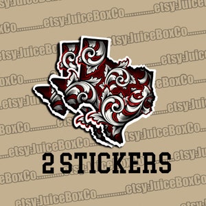 Texas State Shape Sticker or Magnet
