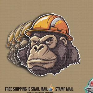 W. Gorilla Sticker