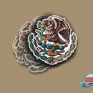 Mexican Eagle Sticker