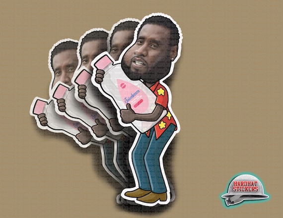 Diddy Baby Oil Meme Sticker