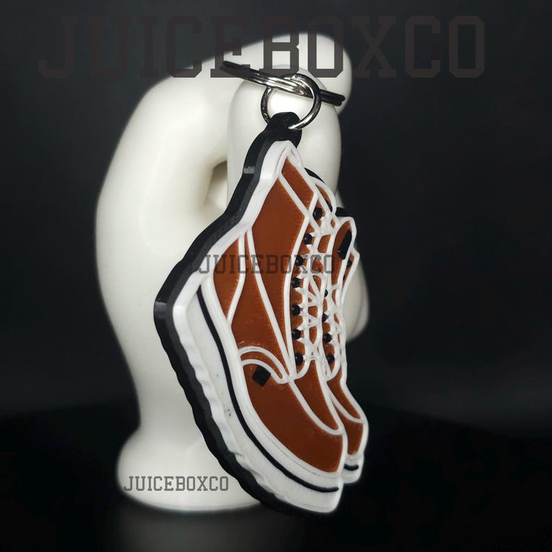 Work Boots Keychain Backpack Keys Blue Collar Etsy