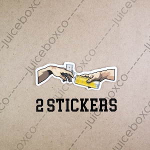 02. Michelangelo Construction Worker stickers Yellow Redbull