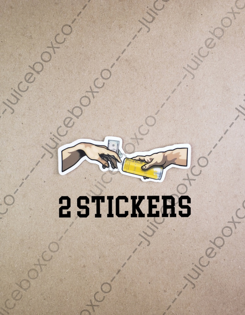02. Michelangelo Construction Worker stickers Yellow Redbull