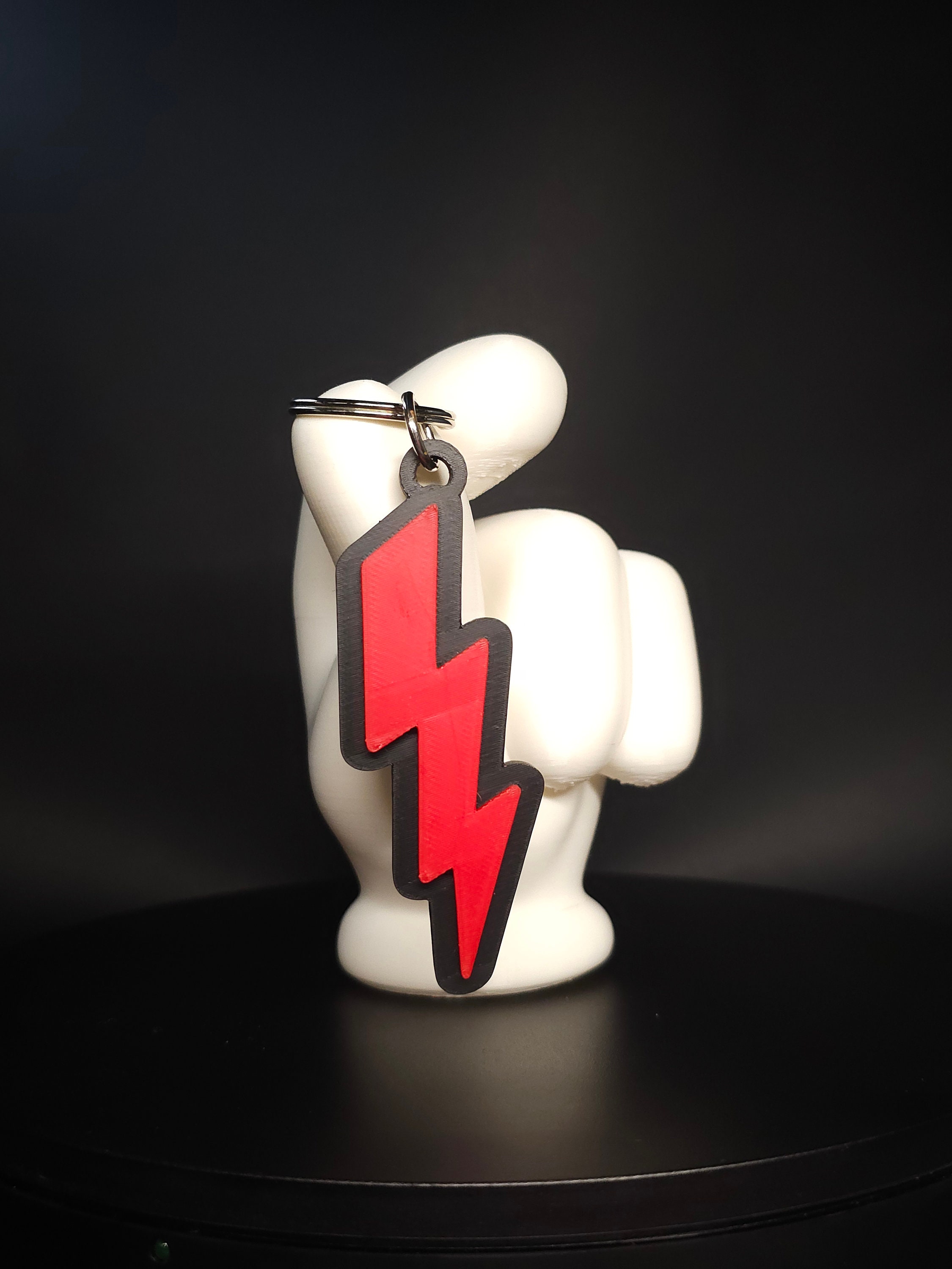 Lightning Bolt Keychain - Etsy