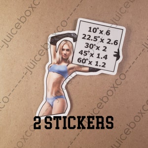 Conduit Degree Table Electrician Stickers
