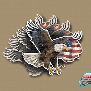 American Eagle Sticker